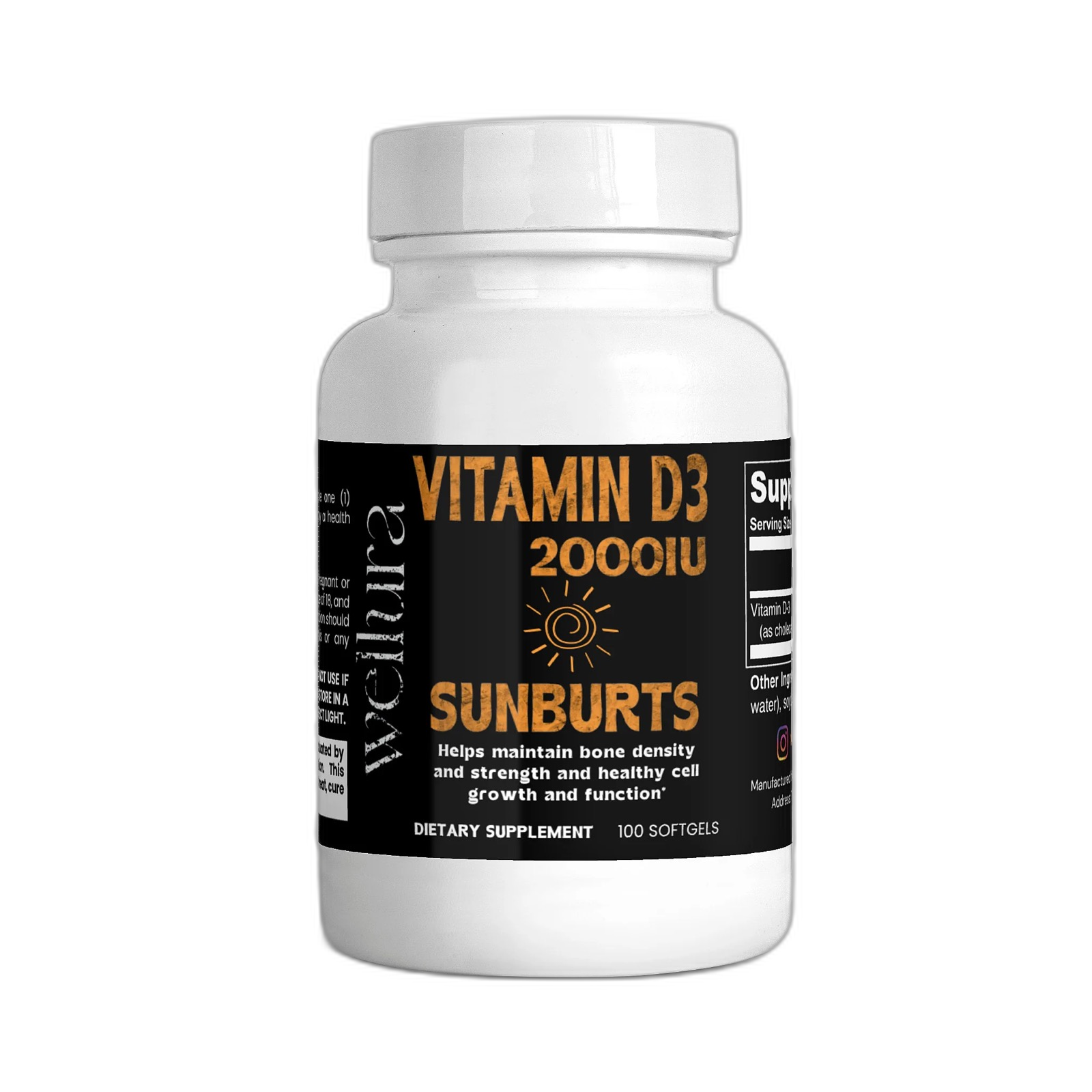 SunBurst Vitamin D3 2,000 IU